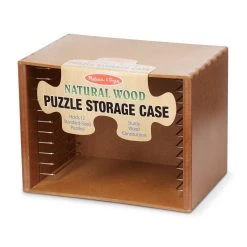 New ⌛ Melissa & Doug® Natural Wood Puzzle Case 😍 -Fabriano Sales Store D624522S 3