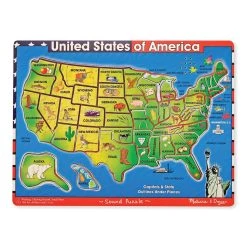 Best deal 😉 Melissa & Doug® United States of America Sound Puzzle 🔥 -Fabriano Sales Store D624524S 3