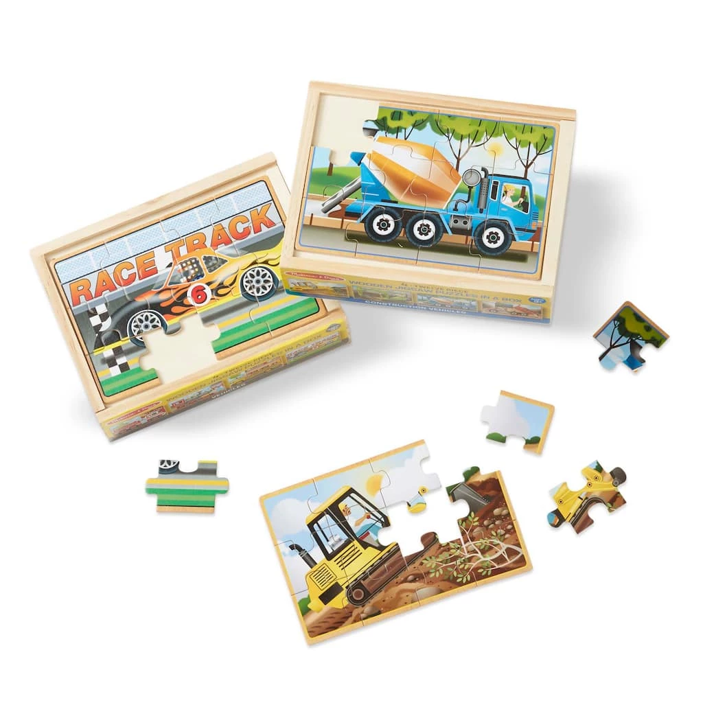 Discount π Melissa & Doug® Construction 12 Piece Jigsaw Puzzles in a Box π 3 Discount π Melissa & Doug® Construction 12 Piece Jigsaw Puzzles in a Box π