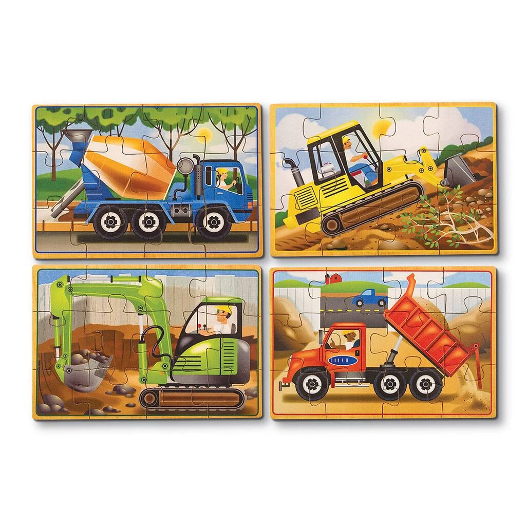 Discount π Melissa & Doug® Construction 12 Piece Jigsaw Puzzles in a Box π 4 Discount π Melissa & Doug® Construction 12 Piece Jigsaw Puzzles in a Box π - Image 2