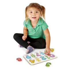 Coupon 😍 Melissa & Doug® See-Inside Numbers 10 Piece Peg Puzzle 😀 -Fabriano Sales Store D624529S 4