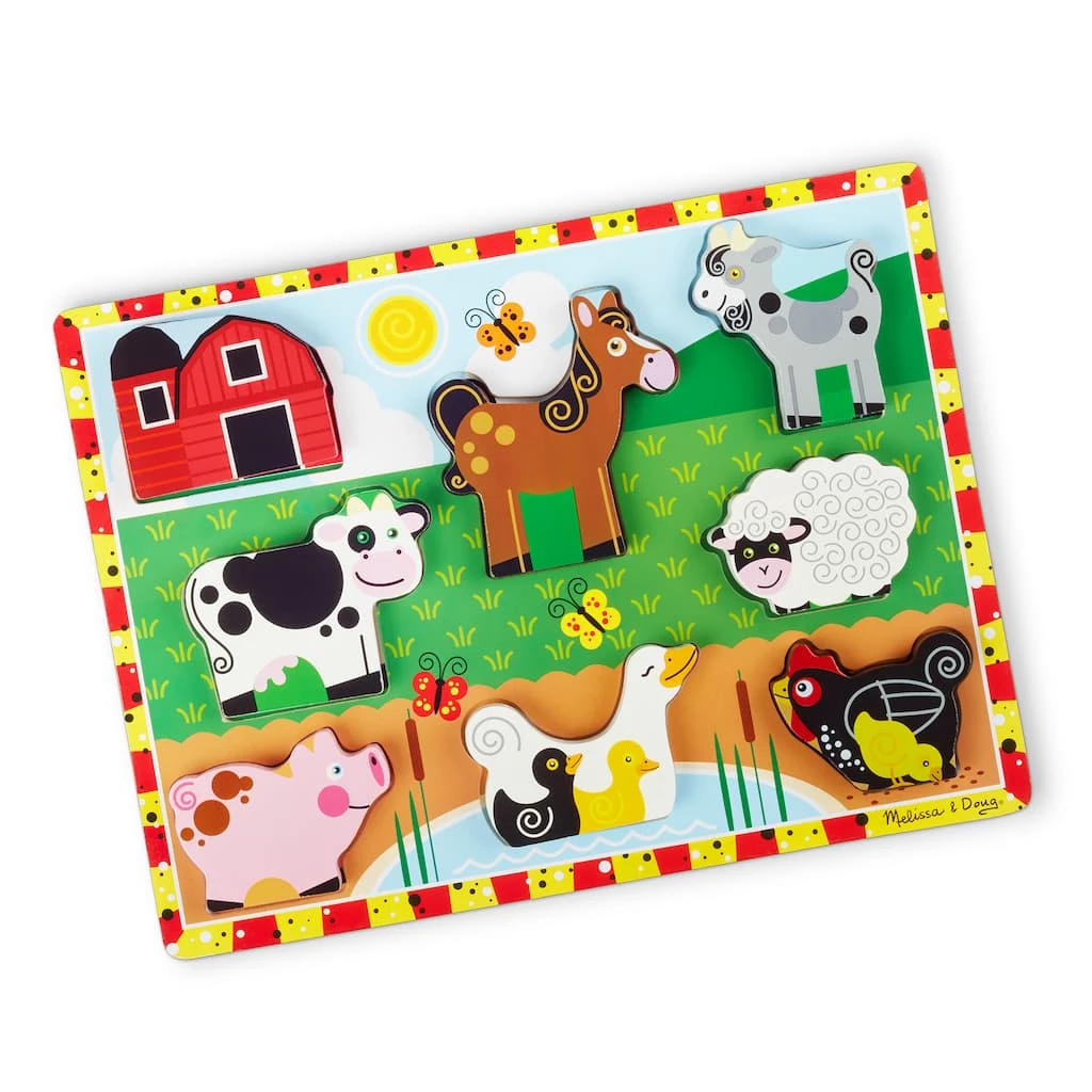 Promo β¨ Melissa & Doug® Farm 8 Piece Chunky Puzzle π 3 Promo β¨ Melissa & Doug® Farm 8 Piece Chunky Puzzle π
