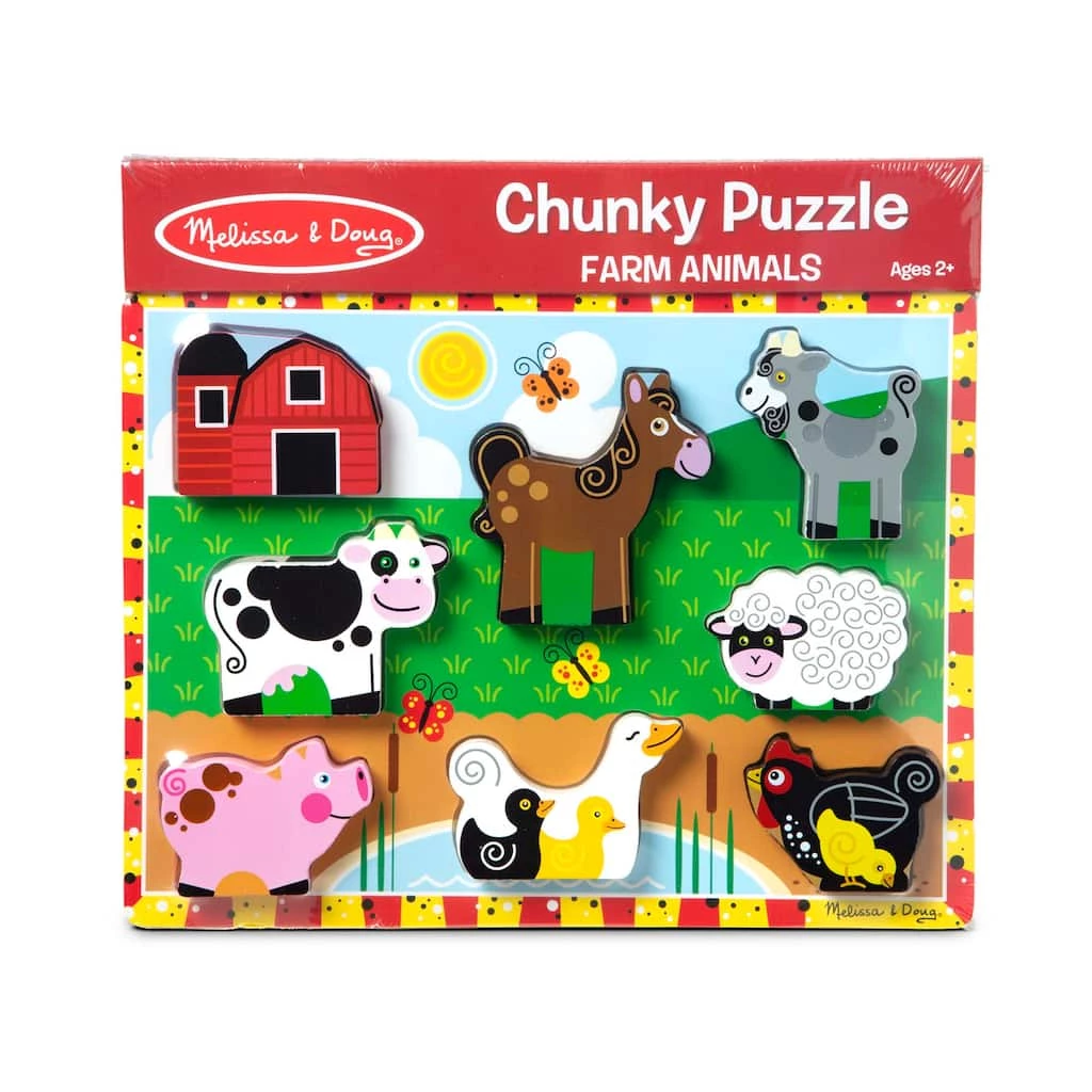 Promo β¨ Melissa & Doug® Farm 8 Piece Chunky Puzzle π 5 Promo β¨ Melissa & Doug® Farm 8 Piece Chunky Puzzle π - Image 3