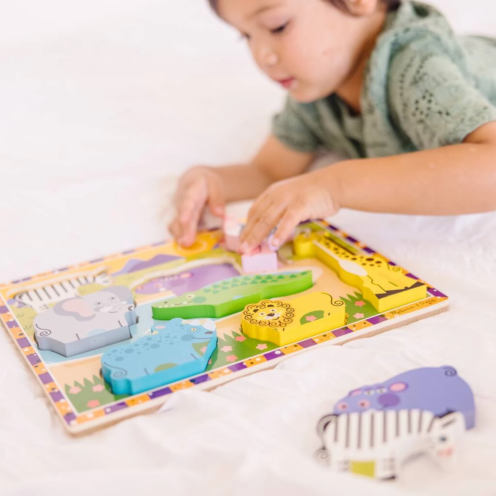 Discount ❤️ Melissa & Doug® Safari 8 Piece Chunky Puzzle ✔️ 4 Discount ❤️ Melissa & Doug® Safari 8 Piece Chunky Puzzle ✔️ - Image 2