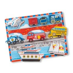 Flash Sale π Melissa & Doug® Vehicles 9 Piece Chunky Puzzle π₯