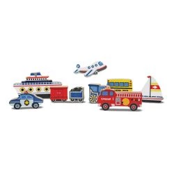 Flash Sale 🛒 Melissa & Doug® Vehicles 9 Piece Chunky Puzzle 🔥 -Fabriano Sales Store D624534S 4