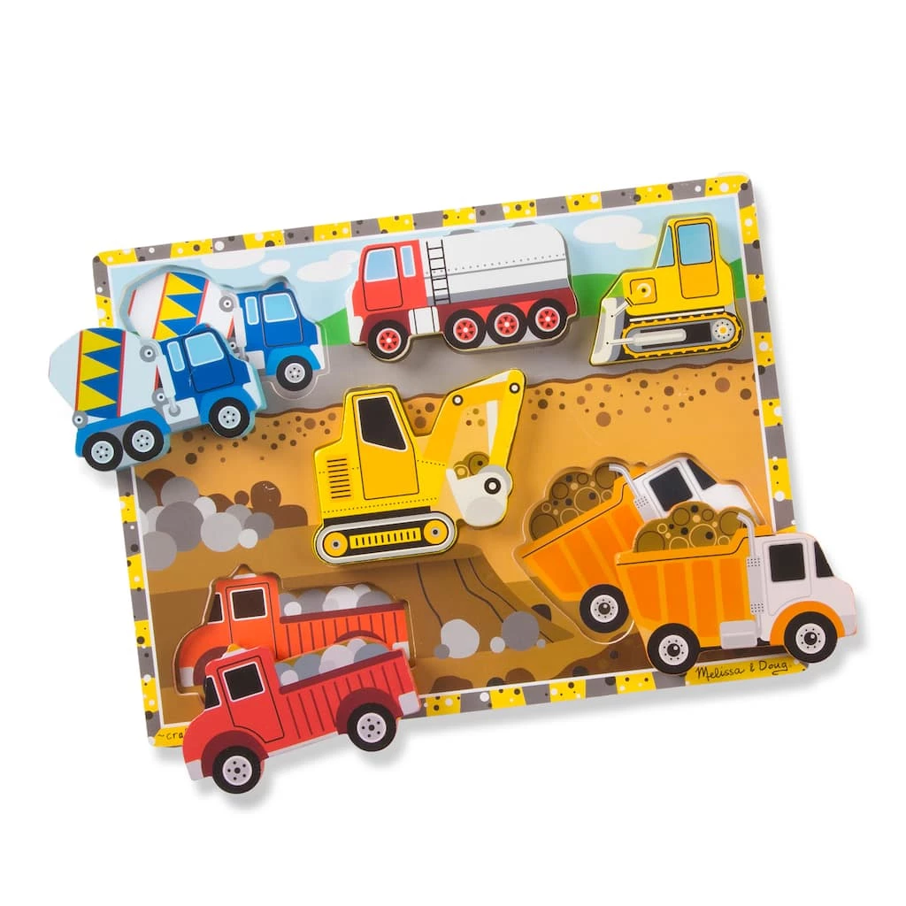 Top 10 β€οΈ Melissa & Doug® Construction 6 Piece Chunky Puzzle π 5 Top 10 β€οΈ Melissa & Doug® Construction 6 Piece Chunky Puzzle π - Image 3