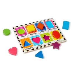 Outlet 😀 Melissa & Doug® Shapes 8 Piece Chunky Puzzle 😍 -Fabriano Sales Store D624536S 4