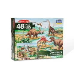Coupon 🛒 Melissa & Doug® Dinosaurs 48 Piece Floor Puzzle 🛒 -Fabriano Sales Store D624537S 2