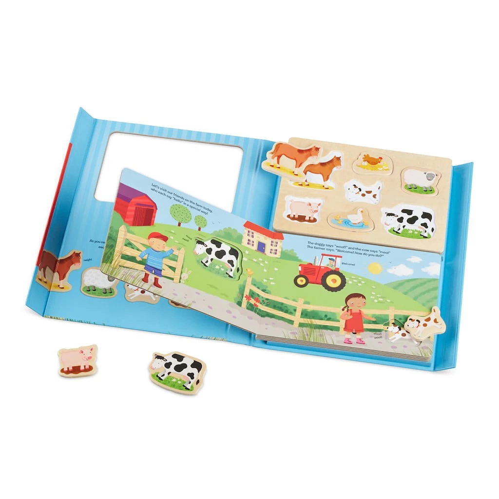 Flash Sale ✨ Melissa & Doug® Book & Puzzle Play Set: On the Farm ⌛ 4 Flash Sale ✨ Melissa & Doug® Book & Puzzle Play Set: On the Farm ⌛ - Image 2
