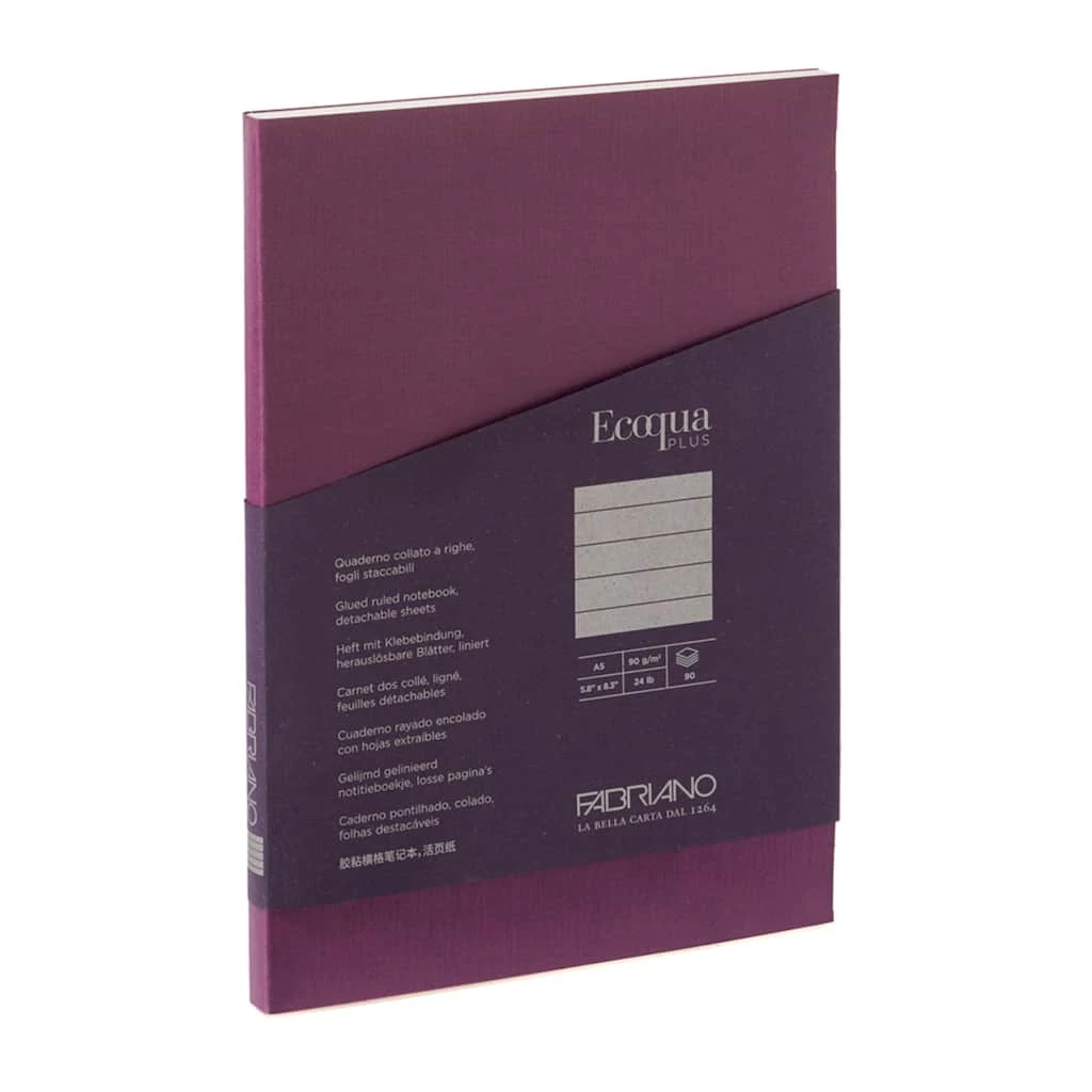Cheapest π Fabriano® Ecoqua Plus Lined A5 Glue-Bound Notebook π 3 Cheapest π Fabriano® Ecoqua Plus Lined A5 Glue-Bound Notebook π