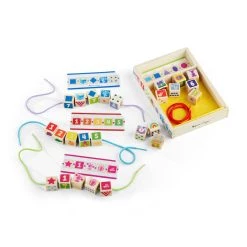 Wholesale 👍 Melissa & Doug® Blue's Clues & You! Wooden Lacing Beads 👏 -Fabriano Sales Store D677930S 3