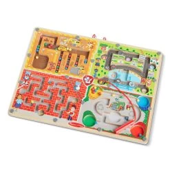 New 🥰 Melissa & Doug® Paw Patrol 2 Wooden Magnetic Wand Maze Board ✨