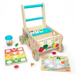 Best deal 🎁 Melissa & Doug® Shape Sorting Grocery Cart™ Wooden Play Set 🛒 -Fabriano Sales Store D677949S 3