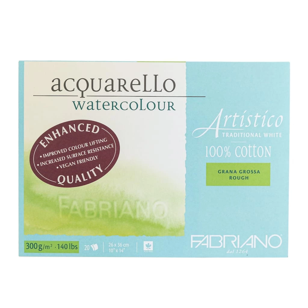 Best deal π₯° 6 Pack: Fabriano® Artistico Traditional White Rough Watercolor Block π 3 Best deal π₯° 6 Pack: Fabriano® Artistico Traditional White Rough Watercolor Block π