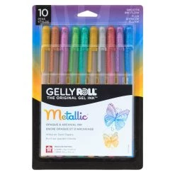 Cheap ✔️ 6 Packs: 10 ct. (60 total) Gelly Roll® Metallic Gel Pen Set by Sakura 🎁 -Fabriano Sales Store MP023637 30
