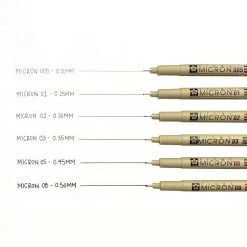 Budget ❤️ 6 Packs: 6 ct. (36 total) Pigma® Micron™ Black Fine Line Pen Set by Sakura 💯 -Fabriano Sales Store MP204351 3