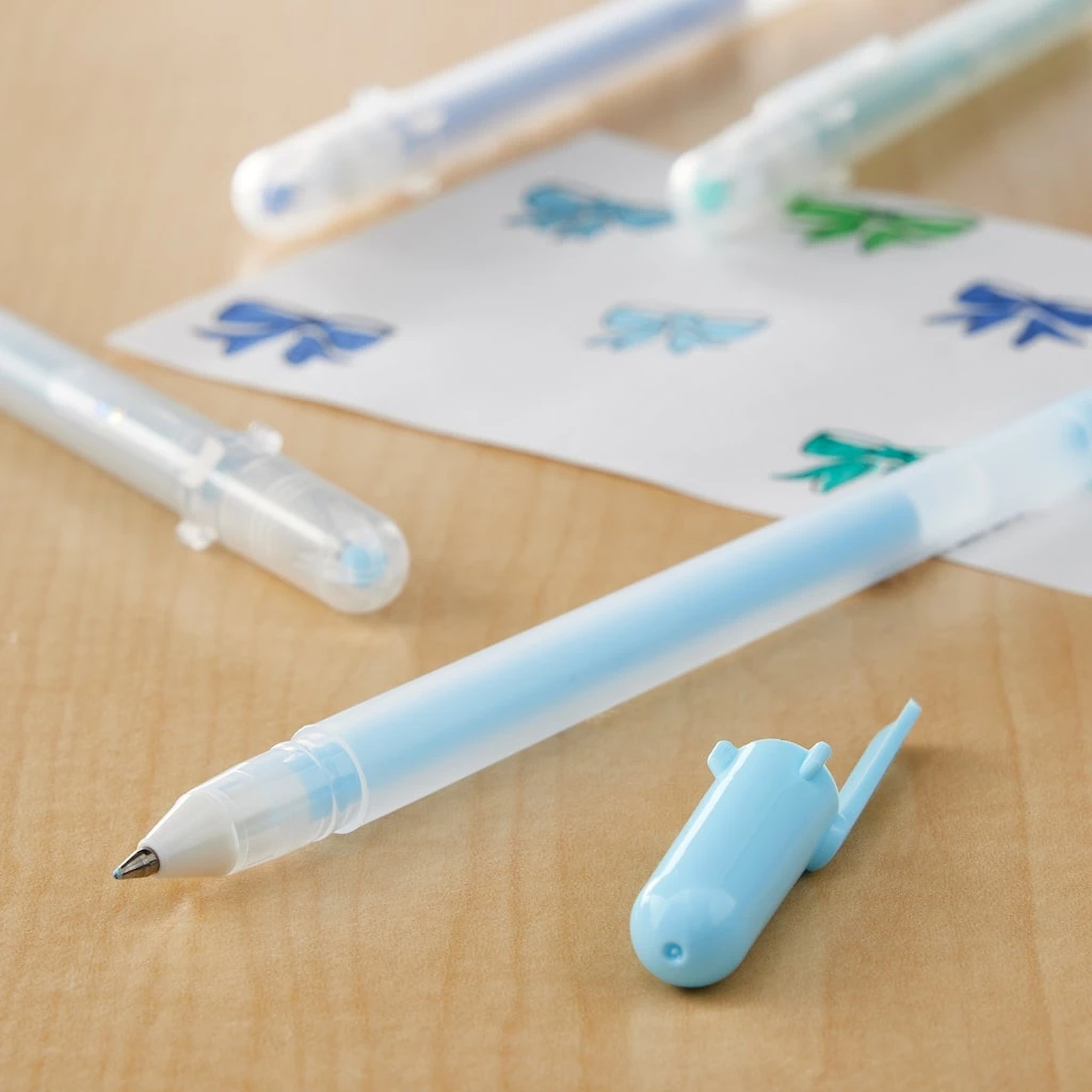 Promo π 12 Pack: Gelly Roll® Moonlight® 06 Fine Line Sky Blue Ballpoint Pen by Sakura π 4 Promo π 12 Pack: Gelly Roll® Moonlight® 06 Fine Line Sky Blue Ballpoint Pen by Sakura π - Image 2